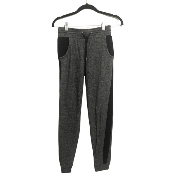 🚫 SOLD | Gray & Black Jogger Pull on Sweatpants w/ Pockets - Picture 2 of 10